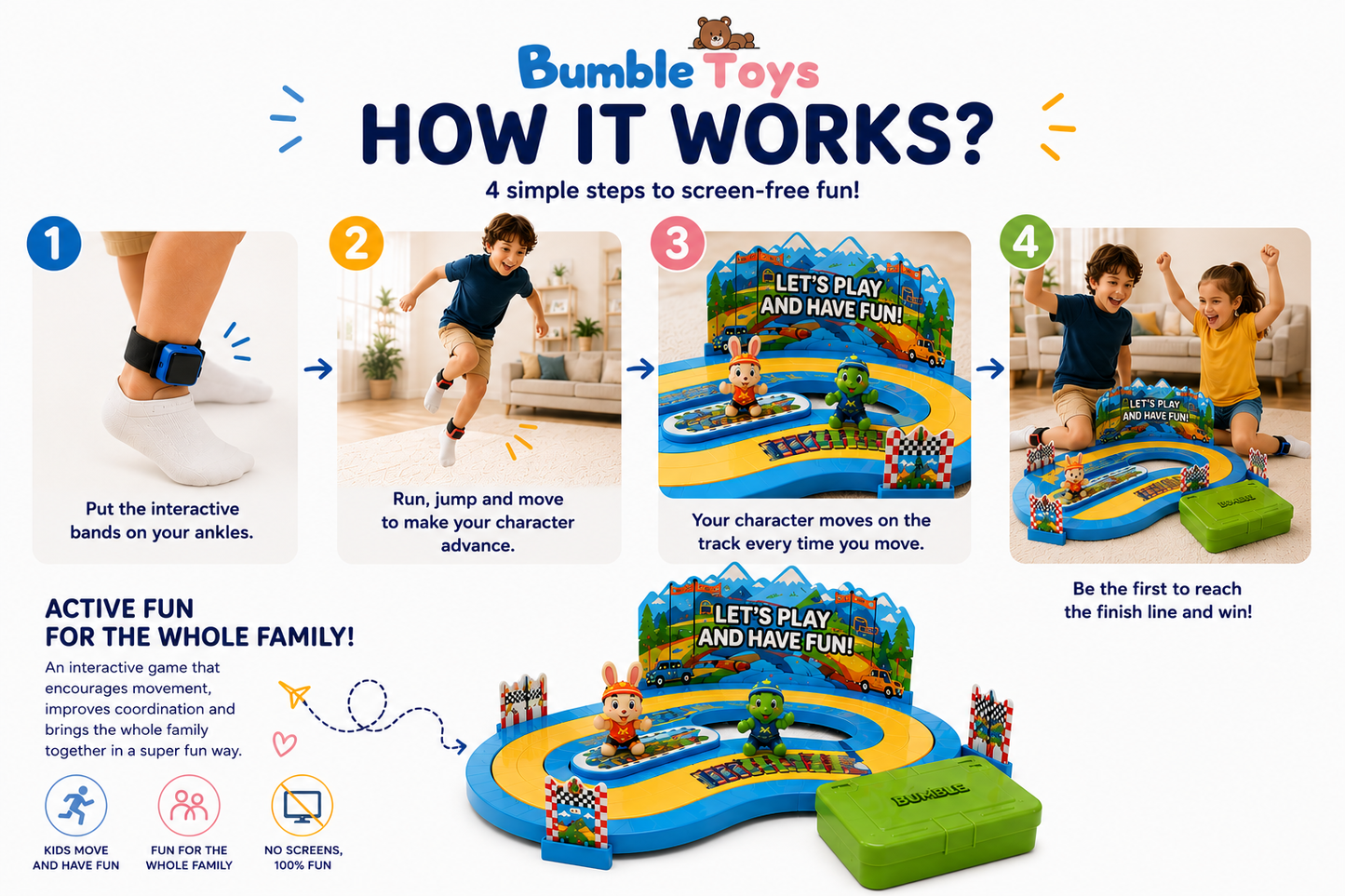 Interactive Racing Game for Kids