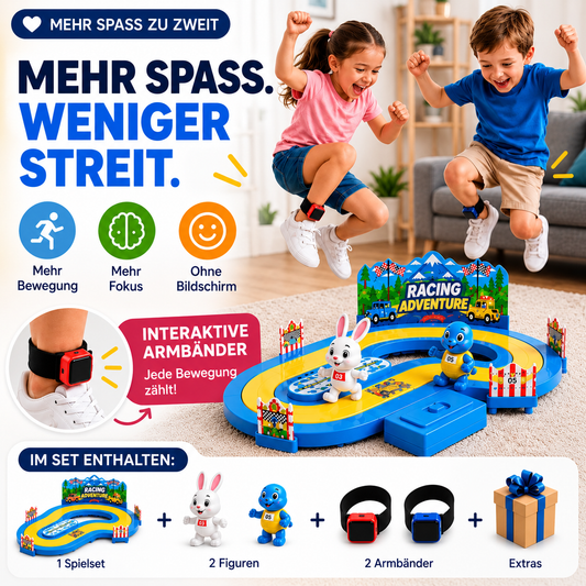 Interaktives Rennspiel für Kinder