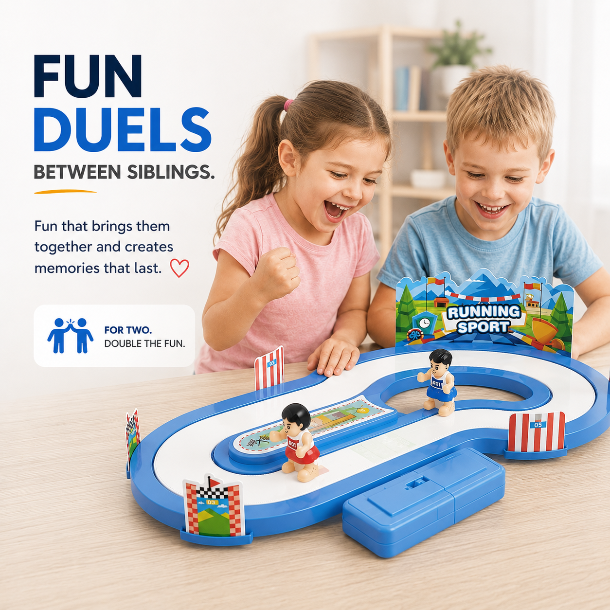 Interactive Racing Game Screen-Free Fun for Kids with Endless Energy