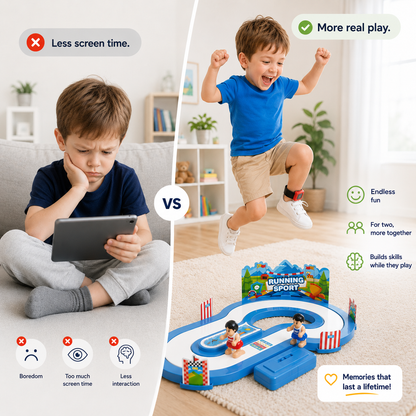 Interactive Racing Game Screen-Free Fun for Kids with Endless Energy