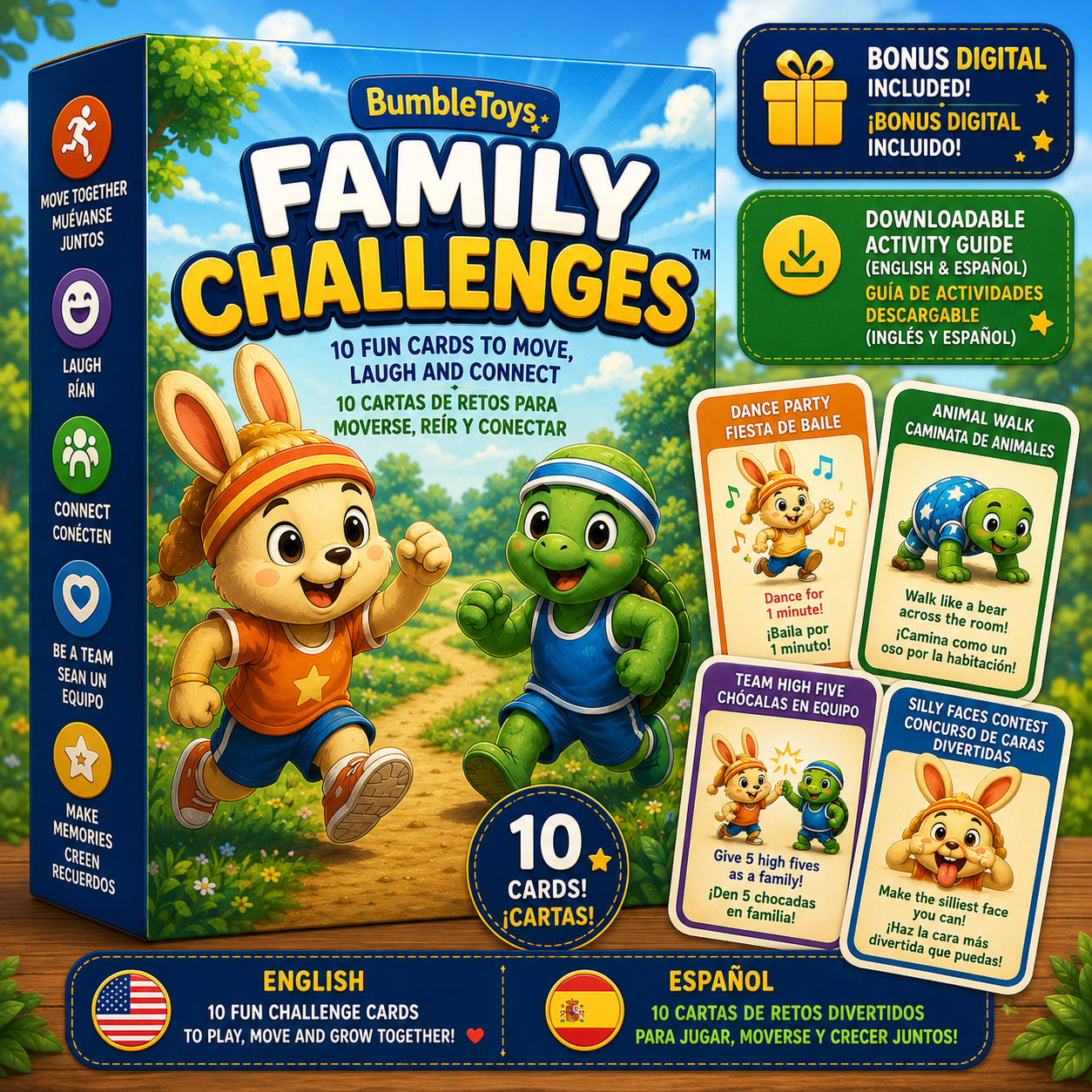 Bumble Family Challenges - Digital Pack – 10 Family Challenge Cards
