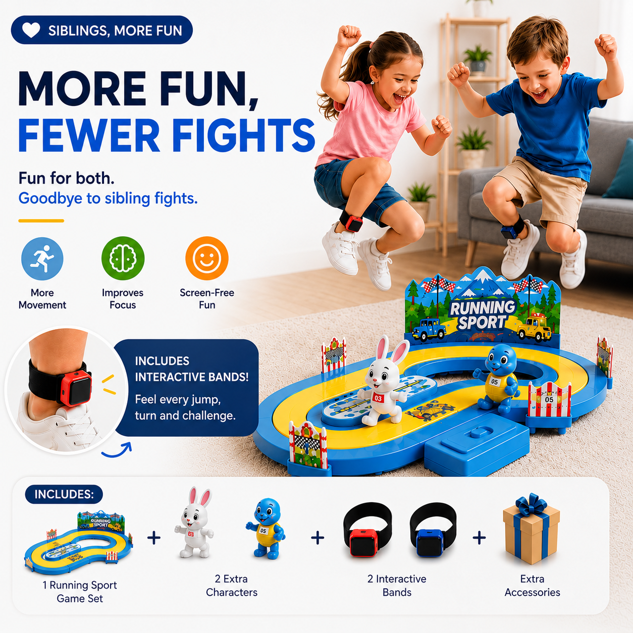 Interactive Racing Game for Kids